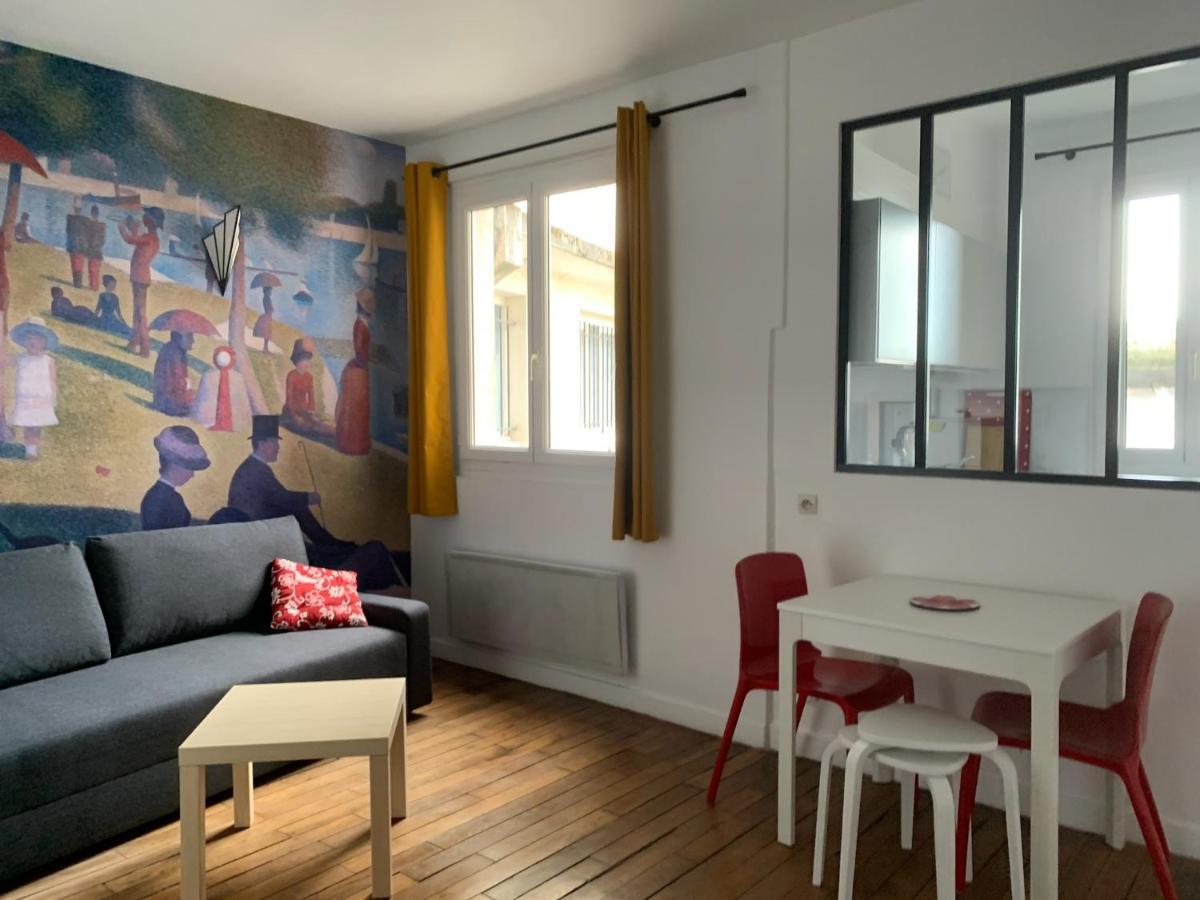 Studio Perfect For 2 Adults And 1 Kid, And Up To 2 Kids - Jourdain 20E, 25Mn To Louvre Via Line M11 Париж Экстерьер фото